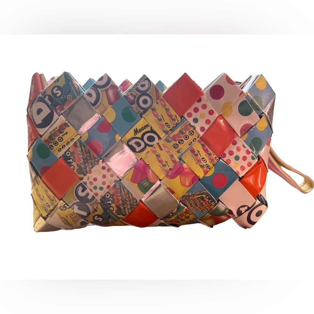 Retro Dots Candy‎ Wristlet!